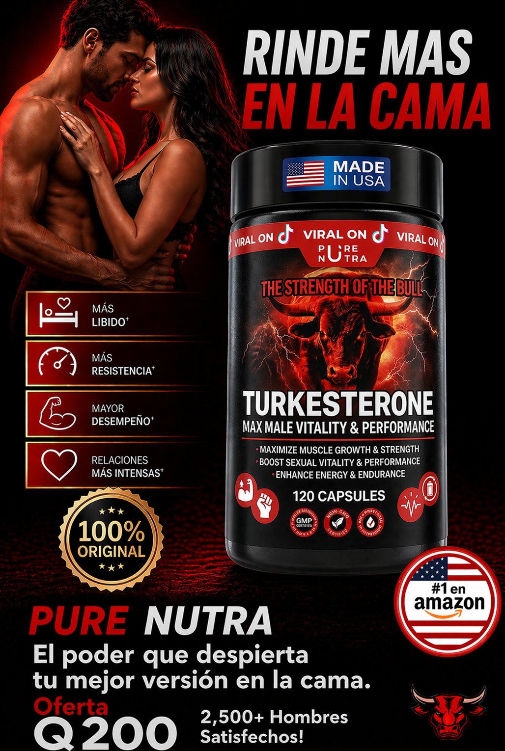 TURKESTERONE!!! De Chilazo a Tigre: ¡¡Transforma tu Vida en la cama!!