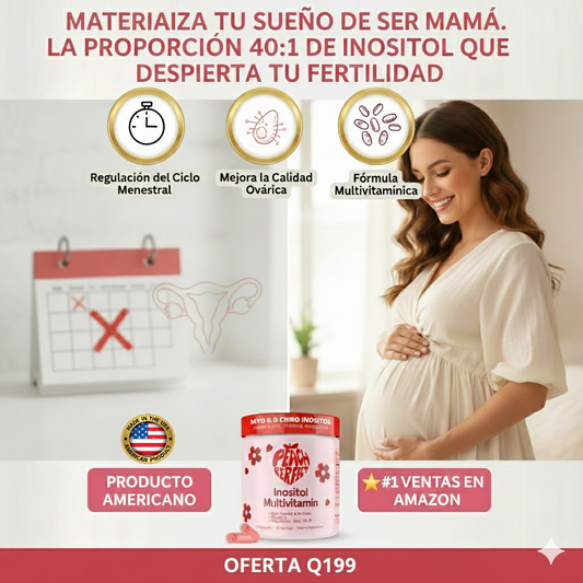 Peach Perfect Inositol: Nutrición Avanzada para el Equilibrio Hormonal